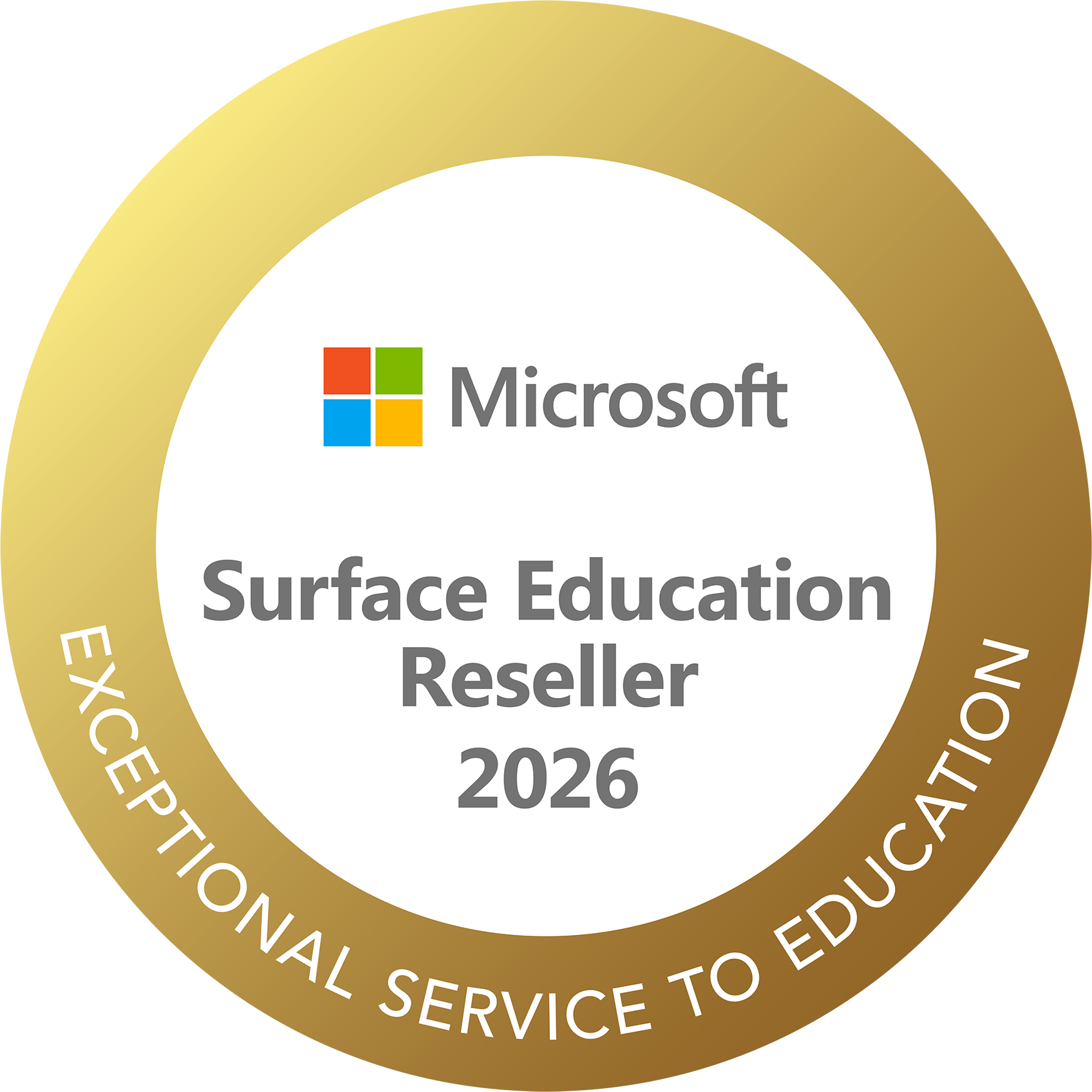 Microsoft Surface Education Reseller Exceptional Service 2026